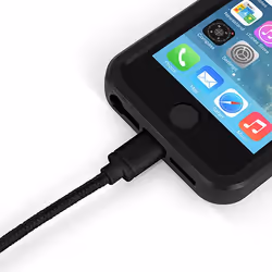 OWC NWTCBLUSBL3MB, 3 m, Lightning, USB A, Black, iPhone, iPad, iPod