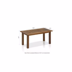 Patio Tables Wood Natural one size