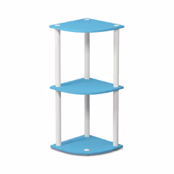 Furinno Turn-N-Tube 3-Tier Reversible Corner Display Rack Multipurpose