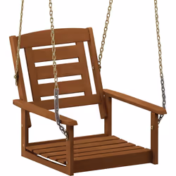 Furinno Porch Swing, Wood, Natural, one size