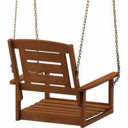 Furinno Porch Swing, Wood, Natural, one size