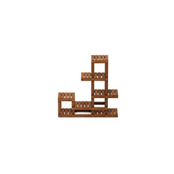 Tioman Hardwood Flower Stand in Teak Oil, Natural, FG18451