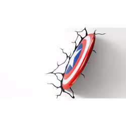 3DlightFX Captain America Shield Light Light decoration figure LED