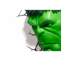 3DlightFX Hulk Face Light Light decoration figure 1 bulb(s) LED