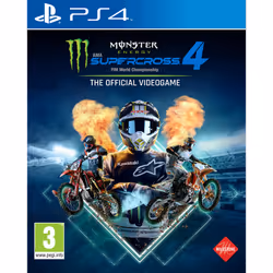 Milestone Srl Monster Energy Supercross – The Official Videogame 4, PlayStation 4, Multiplayer mode, E (Everyone), Physical m ...