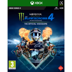 Milestone Srl Monster Energy Supercross – The Official Videogame 4, Xbox Series X, Multiplayer mode, E (Everyone), Physical m ...