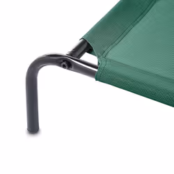 Amazon Basics Cooling Elevated Pet Bed  Medium (43 x 26 x 7.5 Inches)  Green