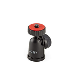 Joby BallHead 1K tripod head Black, Red Acrylonitrile butadiene styrene (ABS), Aluminium, Spring steel, Steel, Thermoplastic elastomer (TPE) 1/4" Ball