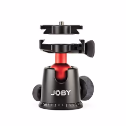 Joby BallHead 5K tripod head Black, Red Acrylonitrile butadiene styrene (ABS), Aluminium, Stainless steel, Steel, Thermoplastic elastomer (TPE) 1/4" Ball
