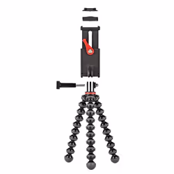 Joby GripTight Action Kit, 3 leg(s), Black, Red, 24 cm, 124 g
