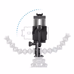 Joby GripTight PRO 2 tripod head Black Acrylonitrile butadiene styrene (ABS), Aluminium, Stainless steel, Steel, Thermoplastic elastomer (TPE) 1/4" Panoramic - Additional view 4