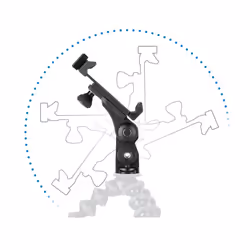 Joby GripTight PRO 2 tripod head Black Acrylonitrile butadiene styrene (ABS), Aluminium, Stainless steel, Steel, Thermoplastic elastomer (TPE) 1/4" Panoramic - Additional view 5