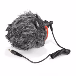 Joby JB01643-BWW microphone Black, Red Digital camera microphone