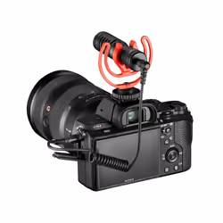 Joby JB01643-BWW microphone Black, Red Digital camera microphone