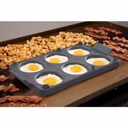 Cuisinart CGR-600 7-Piece Griddle Egg Ring Tray