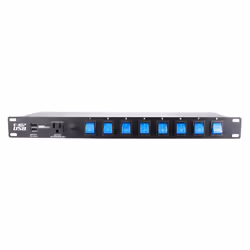 Adj E107 USB, Indoor, Black, 8 AC outlet(s), 120 V, 15 A, 152.4 mm