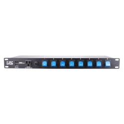 Adj E107 USB power extension 8 AC outlet(s) Indoor Black