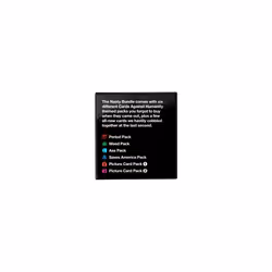 Cards Against Humanity: Nasty Bundle  6 Themed Packs + 10 New Cards, White,black