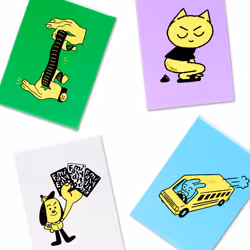 Family Edition: Class Clown Bundle | 3 Themed Packs + 30 Blank Cards