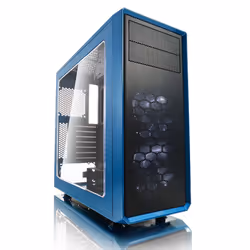Fractal Design Focus G, Midi Tower, PC, Black, Blue, ATX, ITX, micro ATX, White, Case fans, Front