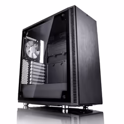 Fractal Design Define C TG, Midi Tower, PC, Black, ATX, ITX, Mini-ATX, 17.2 cm, 31.5 cm