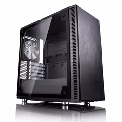 Fractal Design Define Mini C TG, Mini Tower, PC, Black, ITX, micro ATX, 17.2 cm, 31.5 cm