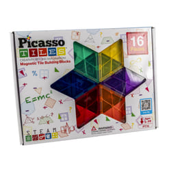 PicassoTiles 16pc Magnetic Tiles set