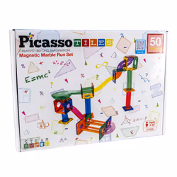 PicassoTiles 50pc Marble run set