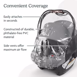 UPPAbaby Rain Shield for Mesa and Aria Infant Car Seat Carriers - Wate