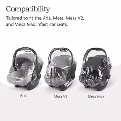 UPPAbaby Rain Shield for Mesa and Aria Infant Car Seat Carriers - Wate