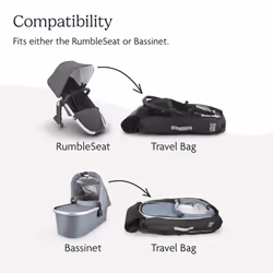 UPPAbaby Travel Bag for RumbleSeat and Bassinet / Easy-Carry Handles