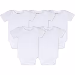 Burts Bees Baby Unisex Baby Bodysuits 5-Pack Short & Long Sleeve One-Pieces 100% Organic Cotton