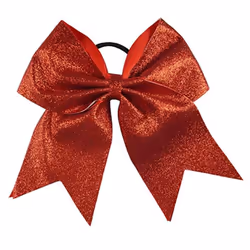 Glitter Cheer Bows - Cheerleading Softball Gifts for Girls and Women Team Bow with Ponytail Holder Complete your Cheerleader ...