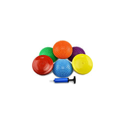 Yes4All Hedgehog Balance Pods Set  Sensory Balance Pods/Hedgehog Balance Pods/Stepping Pods for Children and Adults (Set of 6 Colors)