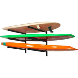 Heavy Duty Steel 3 levels Wall Mount Paddle Board Racks, Surfboard Hanger with Padded Foam, Store and display, Surfboards, Snowboards, Longboards,