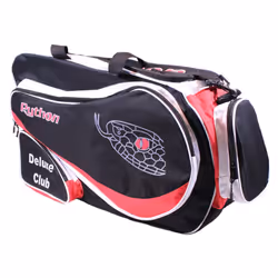 Python Deluxe ""Club"" Racquetball Bag (Black/Red)