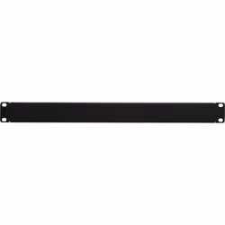 NavePoint 1U Blank Rack Mount Panel Spacer for 19-Inch Server Network Rack Enclosure Or Cabinet Black