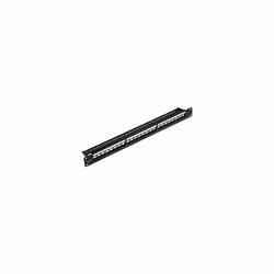 NavePoint 24-Port Modular Patch Panel 1U Black