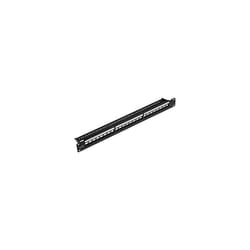 NavePoint 24-Port Modular Patch Panel 1U  Black