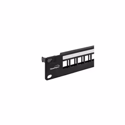 NavePoint 24-Port Modular Patch Panel 1U  Black