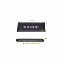 NavePoint Cantilever Server Shelf Vented Shelves Rack Mount 19 Inch 1U