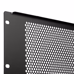 Navepoint 2U Blank Rack Mount Panel Spacer with Venting for 19-Inch Se