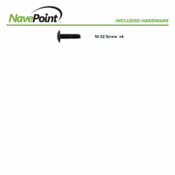 NavePoint 4U Blank Rack Mount Panel Spacer with Venting for 19-Inch Server Network Rack Enclosure Or Cabinet Black