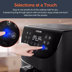 COSORI Air Fryer for Home, 3.5L, 100 Recipes, 11 Cooking Presets
