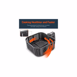 COSORI Replacement 5.5L Black CP158-AF, CS158 & CO158 Air Fryers, Non-Stick Fry Basket, Dishwasher Safe, C158-FB