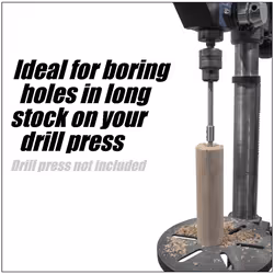 Fulton 10 inch Long Forstner Bit Extension for Adding Over 8"" of Drilling Depth to Your Forstner Bit Ideal for Wood Turners Furniture Carpentry and C