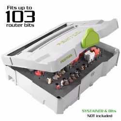 Fulton Foam Router Bit Storage Tray for Systainer 1 Accepts 103 Total 75 each   28 each  Shank