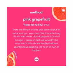 Method Pink Grapefruit Scent Foam Hand Wash 10 oz. - Case of: 6;6