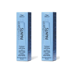 Wella Color Charm Paints LIGHT BLUE Semi-Permanent - Light Blue - Pack of 2