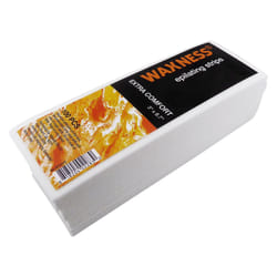 Waxness Extra Comfort Epilating Strips White 2.75 x 7.83 inch 1 Pack of 100 Strips